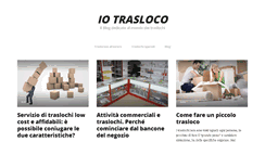 Desktop Screenshot of iotrasloco.it
